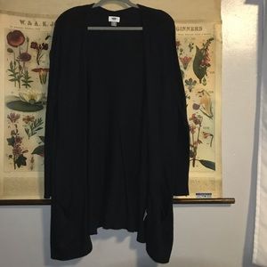 long black cardigan